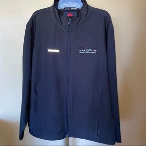Rossignol Black Zip Front Jacket France XL